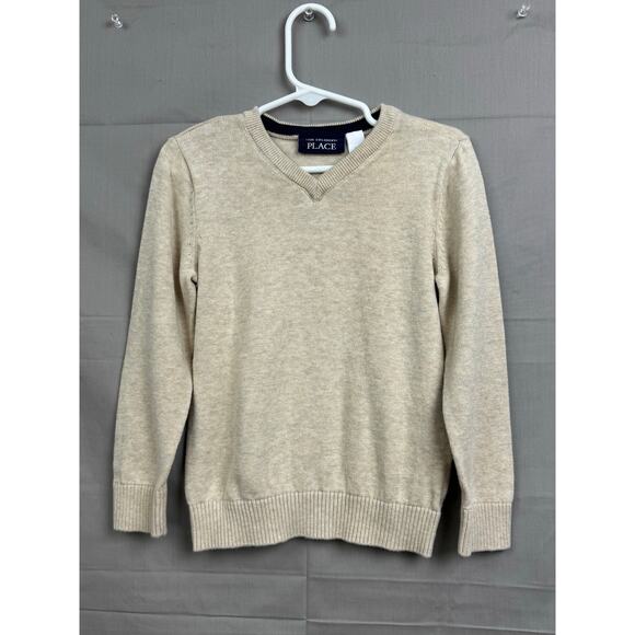 The Children's Place Toddler Boy Sweater Bundle Stripes and Light Tan, Size 3T - Picture 3 of 8